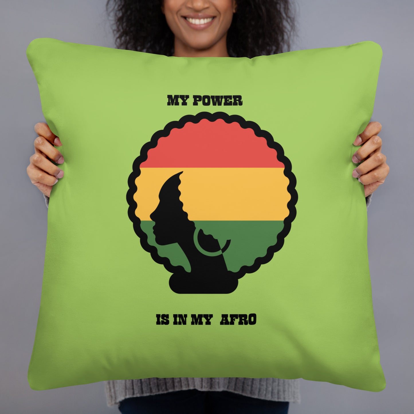 Basic Pillow MY POWER IS IN MY AFRO